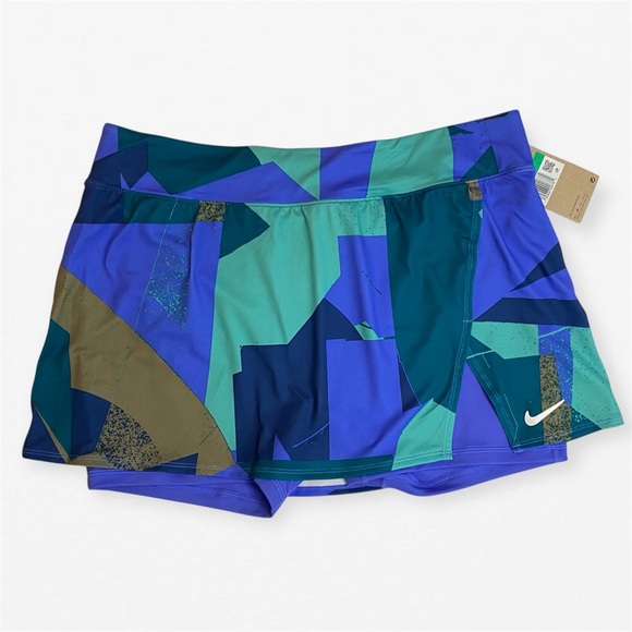 Nike Court Victory Skirt Women Multicoloured patterned skirt shorts skort XL - Picture 3 of 8